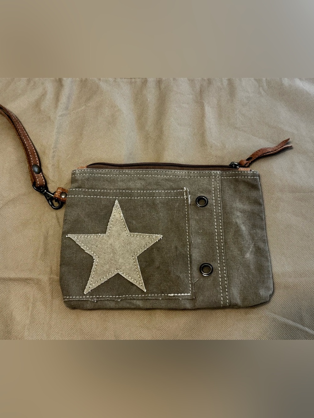 Military Canvas Wristlet